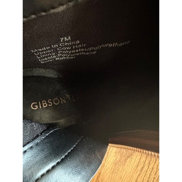 Gibson Latimer 7M Leopard Print Ankle Boots With 3-Inch Block Heel & Side Zipper - Picture 15 of 15